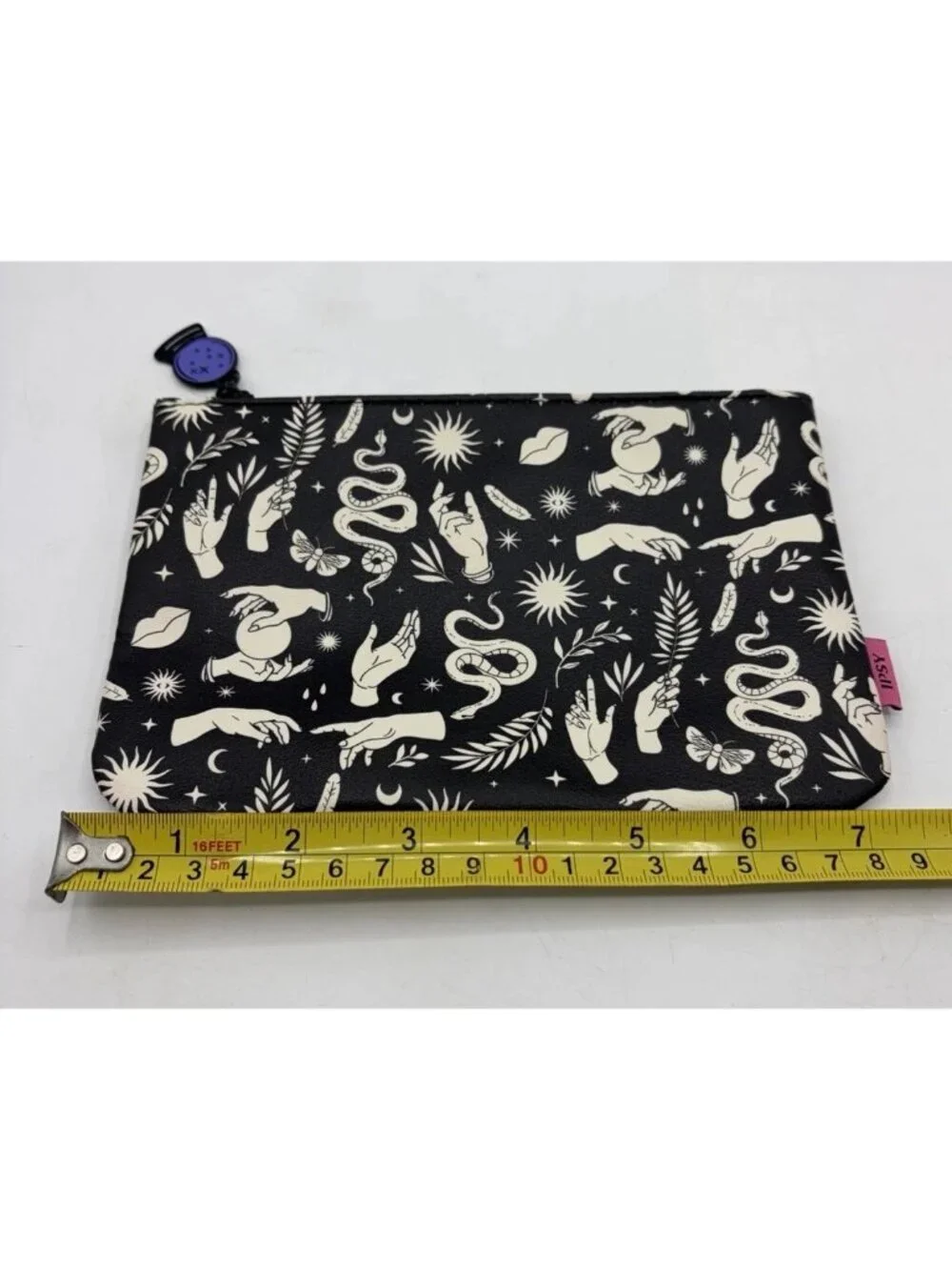 IPSY Halloween 2024 Celestial Witchy Makeup Bag Snakes Crystal Balls Empty